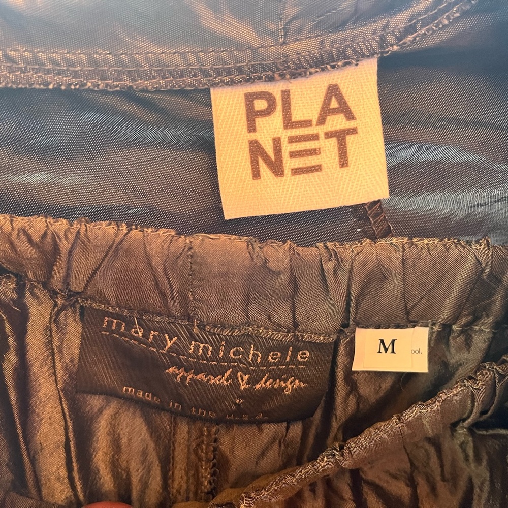 Jacket and pants planet and Mary Michelle microfiber